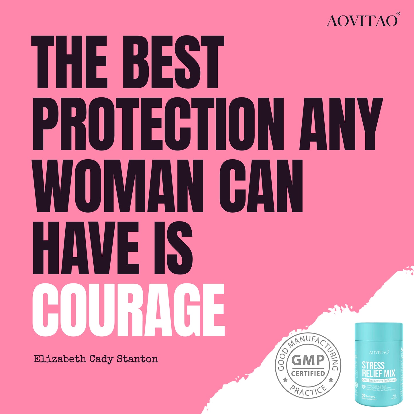 STRESS RELIEF MIX For Women Supplement With L-Theanine Magnesium, Stress Relief, Focus And Relaxation Support Anxiery Pill