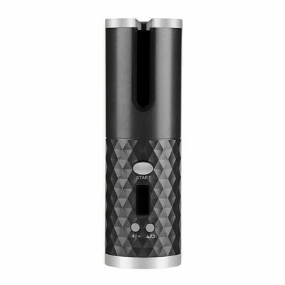 Hair Curler LCD Cordless Auto Rotating Waver Curling Iron Ceramic Wireless USA