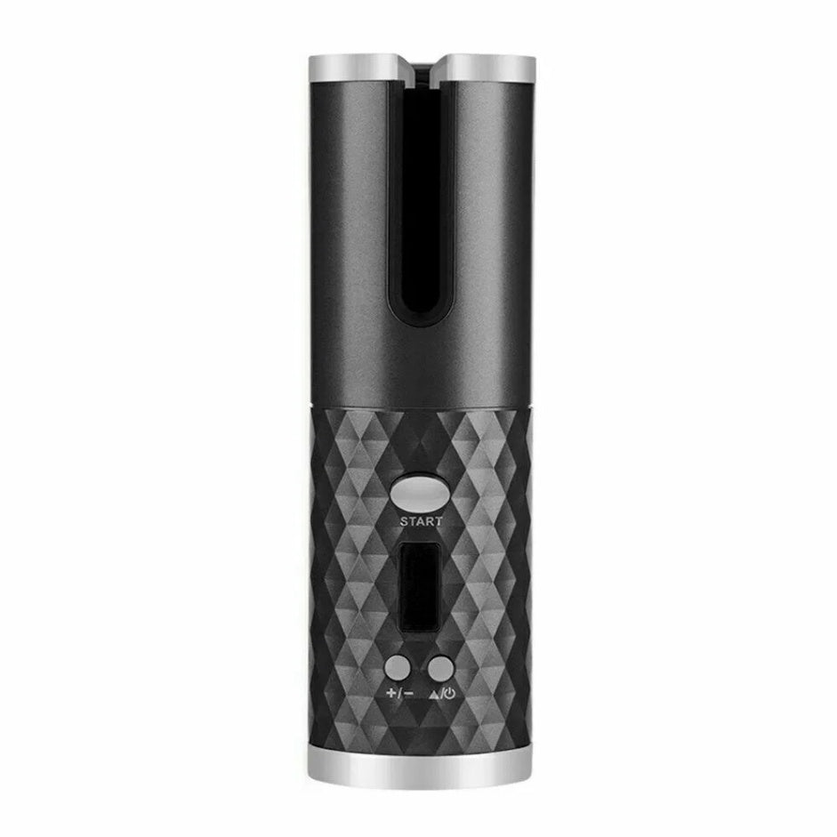 Hair Curler LCD Cordless Auto Rotating Waver Curling Iron Ceramic Wireless USA